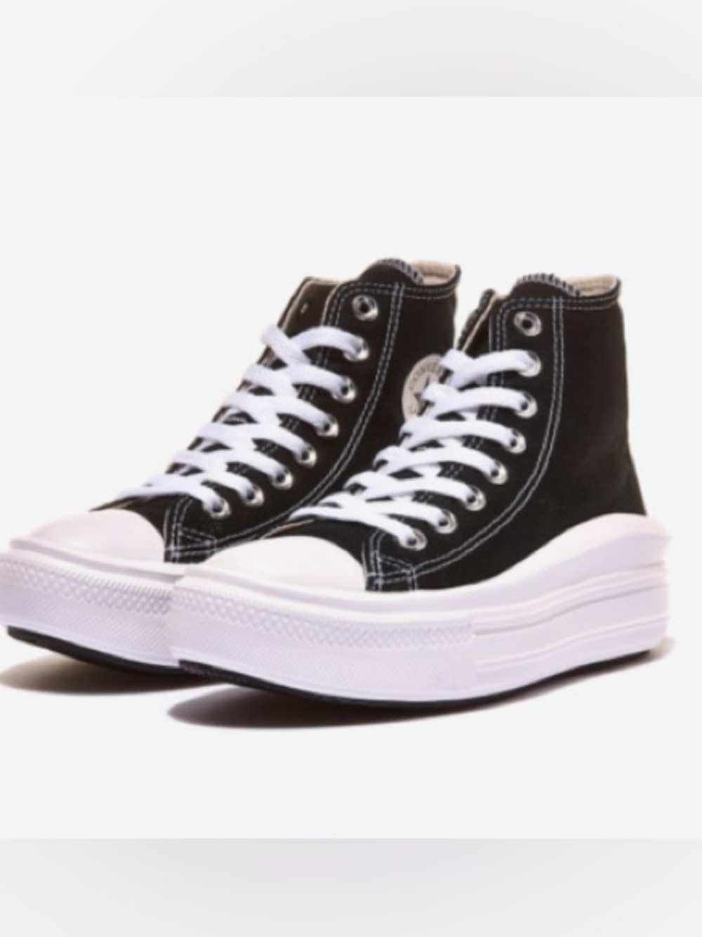 Converse high top platform sneakers